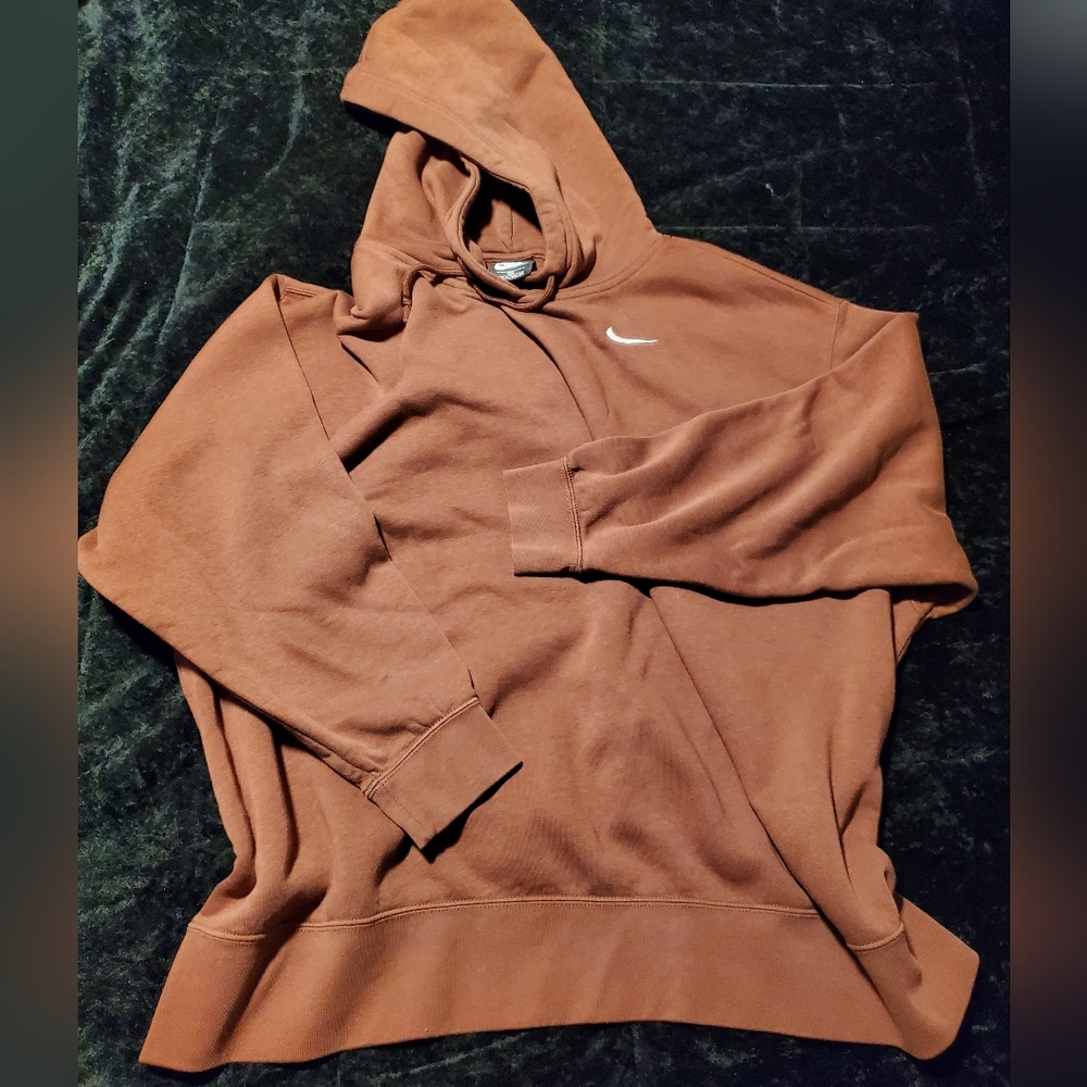 Oversized 2x maroon NIKE Hoodie No Pocket